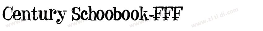 Century Schoobook字体转换